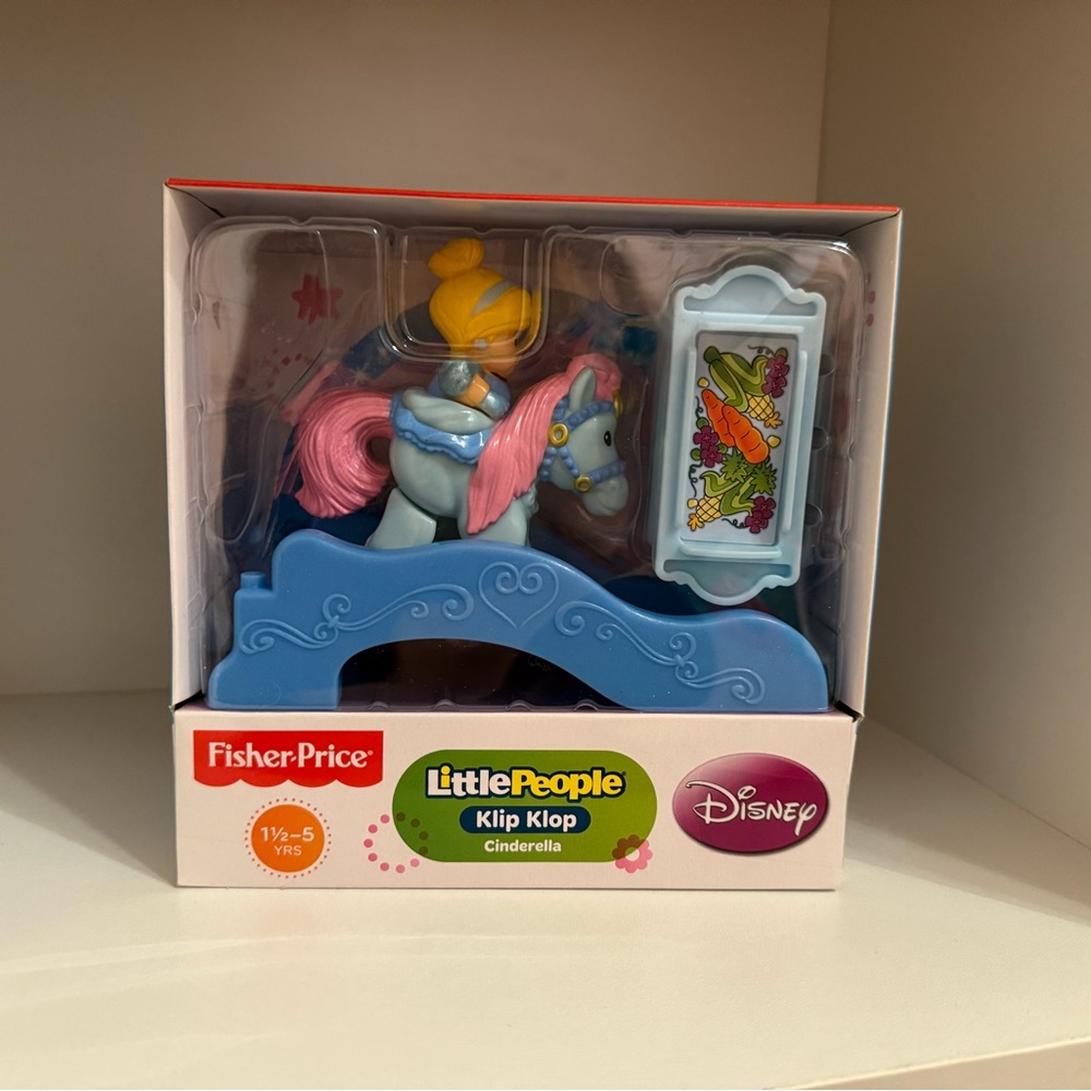Fisher-Price Little People Klip Klop Cinderella NIB